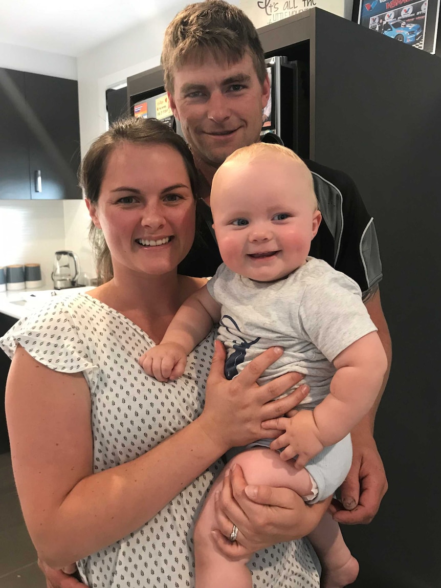 Firefighter Tom Andrews and his family