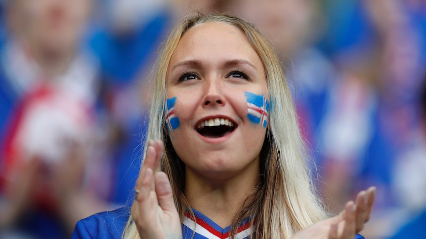 Iceland fan during Euro 2016