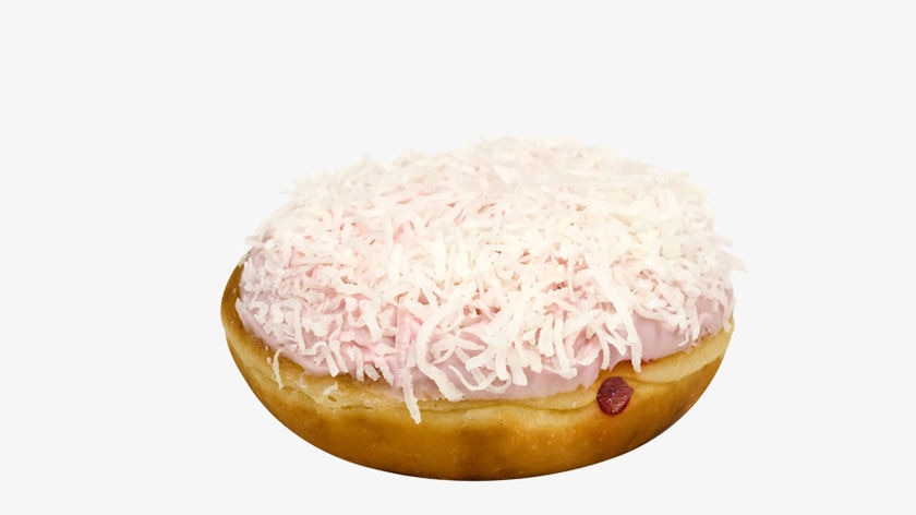 The offending 'Iced Dough-Vo' doughnut