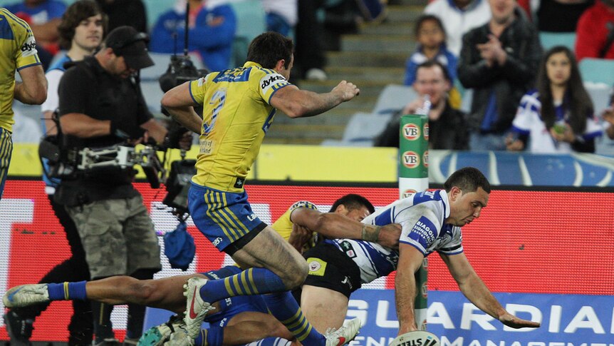 Jonathan Wright has scored 11 tries this year for the Bulldogs, but he will be a Shark in 2013.