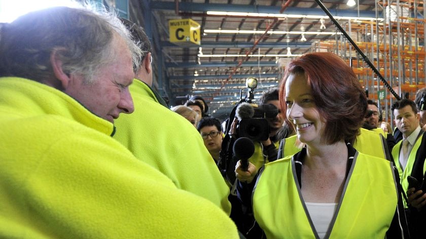 Julia Gillard has challenged Tony Abbott to another televised debate to focus solely on the economy.