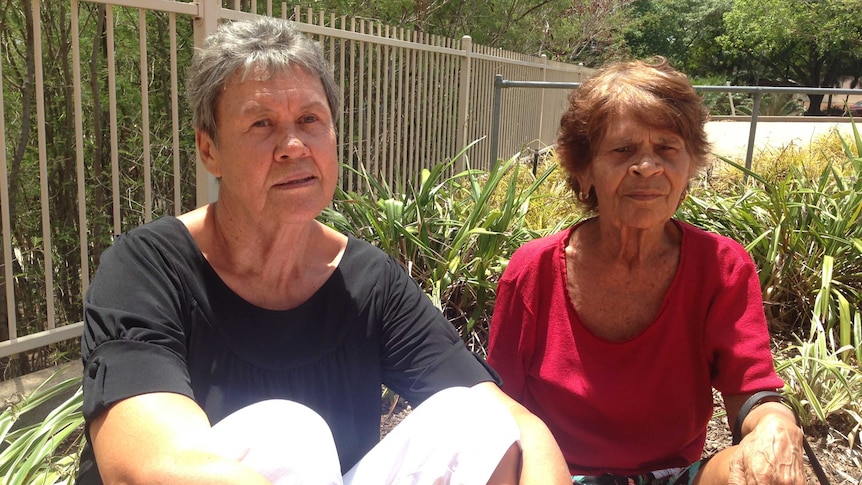 Former Retta Dixon residents Sue Roman and Barbara Cummings