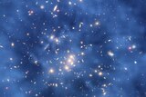 Dark matter in a galaxy cluster