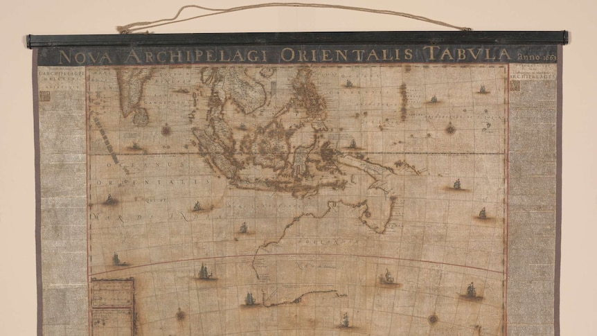 A rare, early map of Australia entitled Archipelagus Orientalis' that has been restored by specialist conservators