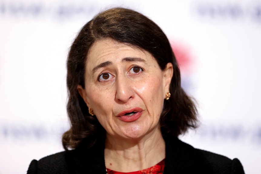 Gladys Berejiklian addresses the media