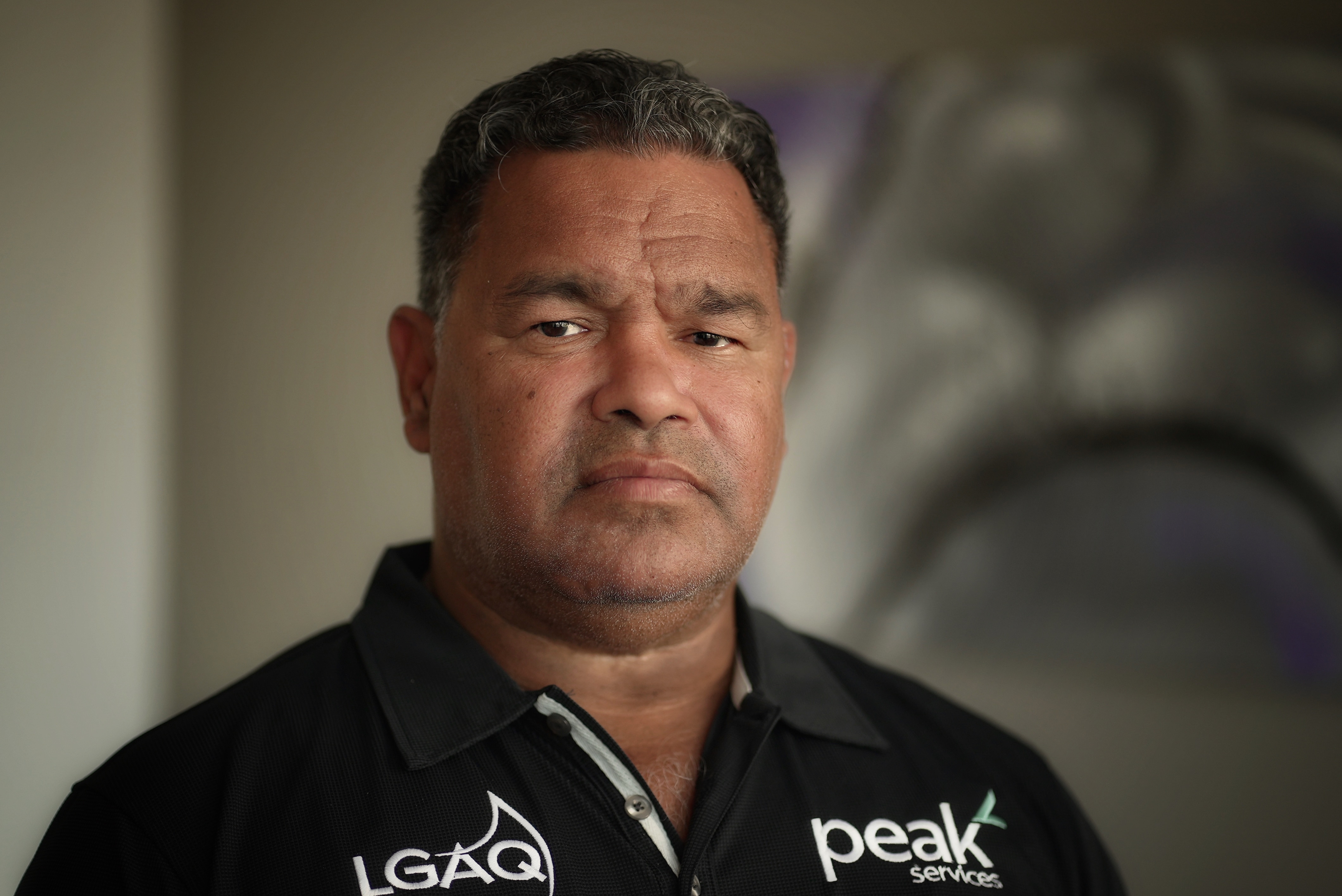 Wayne Butcher looking at camera