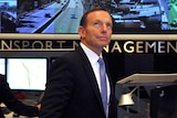 Tony Abbott visits transport centre in Sydney