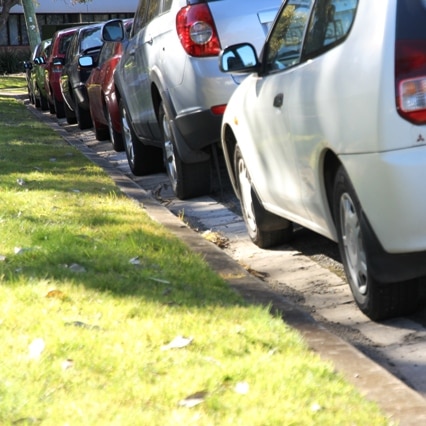 generic parking congestion in suburban streets newcastle