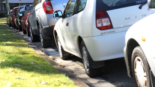 generic parking congestion in suburban streets newcastle