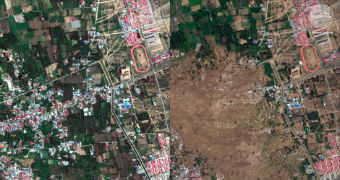 Before and after: Satellite images reveal horrific tsunami damage