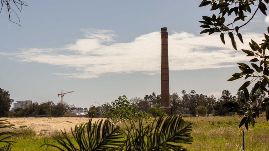 The old meatworks chimney survives in Coogee.