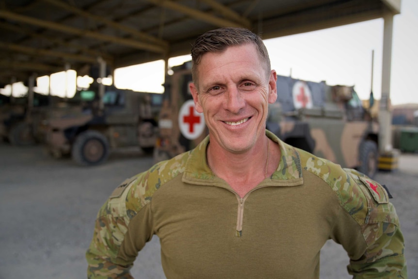 Captain Jason Tuffey in Afghanistan