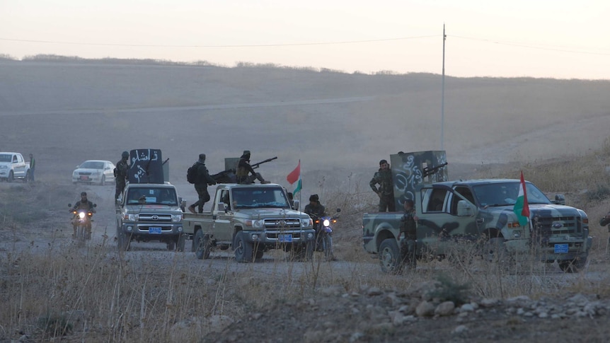 Peshmerga commanders on the ground estimated they retook several villages.