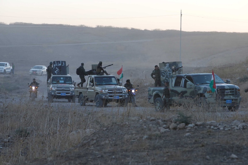 Peshmerga commanders on the ground estimated they retook several villages.