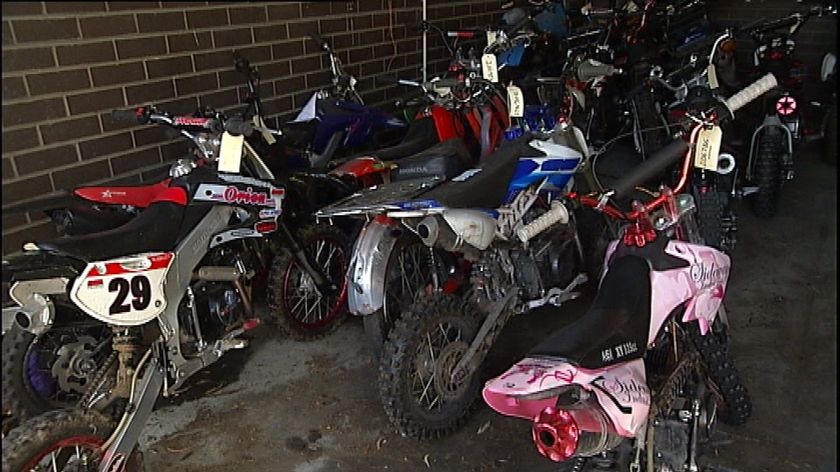 Trailbikes already seized by Tasmania Police