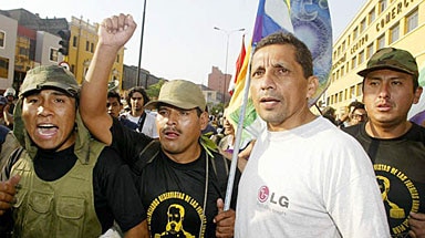 Arrested: Followers put down their arms after Maj Humala was siezed. [File photo]