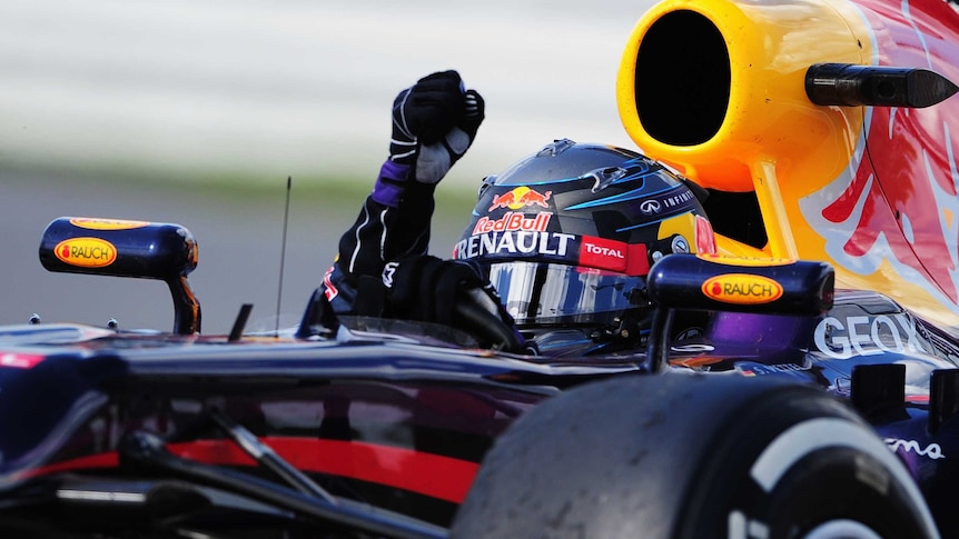 Vettel celebrates maiden win in Montreal