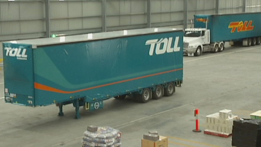 Logistics giant Toll Holdings depot.