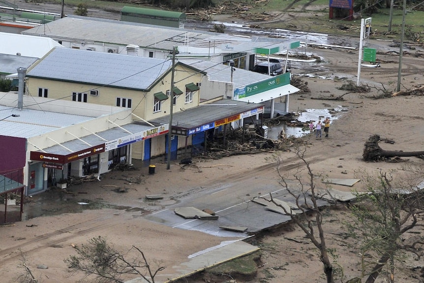 Cardwell's foreshore after Cyclone Yasi