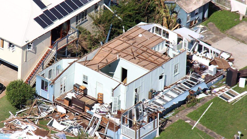 Damage from Tropical Cyclone Marcia