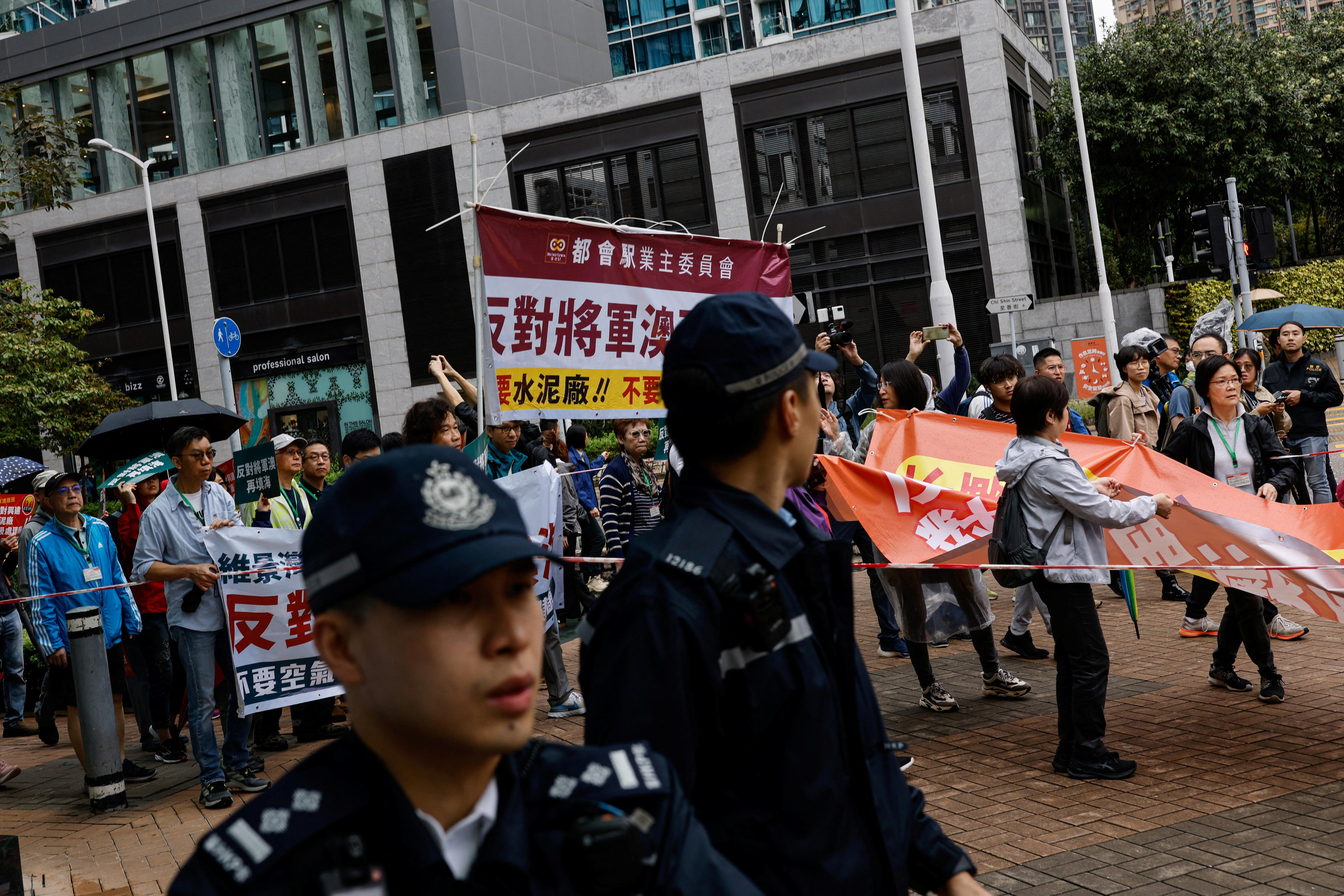 Hong Kong Police Keep Tight Rein On First Authorised Protest In Years ...