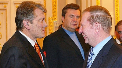 Deadlock broken: The vote appeased both Mr Yushchenko and Mr Kuchma. [File photo]