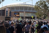 Adelaide oval crowd