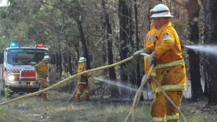 Rural Fire Service crews tackling a bushfire (file photo).