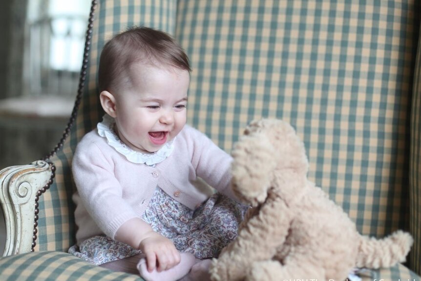 Princess Charlotte, daughter of the Duke and Duchess of Cambridge