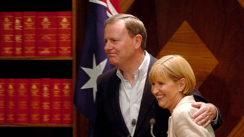 Peter Costello and wife Tanya