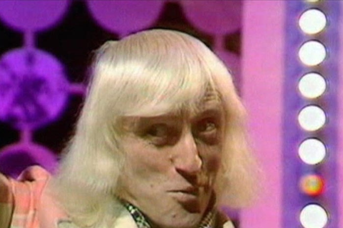 Jimmy Savile in the 1970s