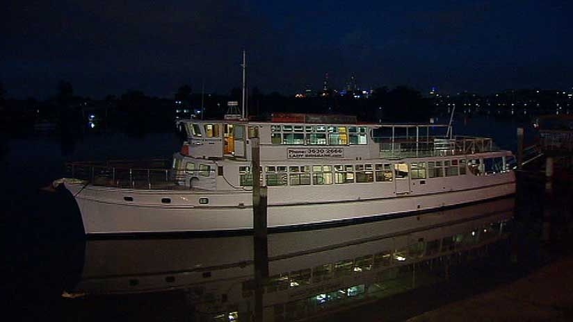 A man and a woman are believed to have fallen from the Lady Brisbane cruise boat near the Hale Street Link at Milton.