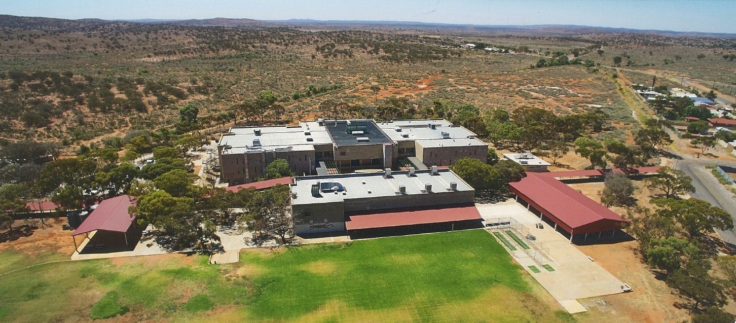 A building seen from birds eye view 