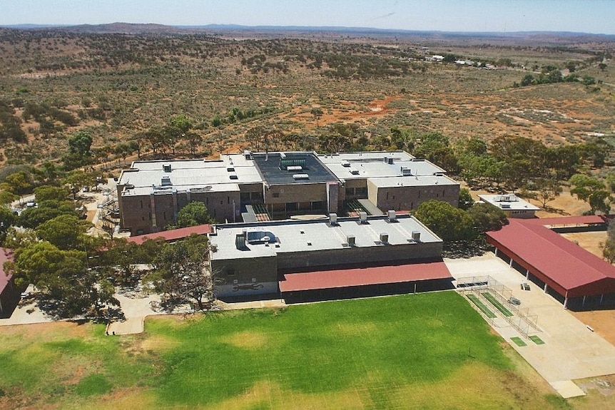 A building seen from birds eye view 