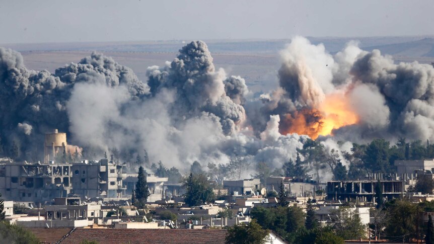 Airstrike on Kobane