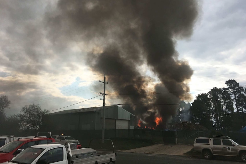 Mattress fire in Fyshwick.