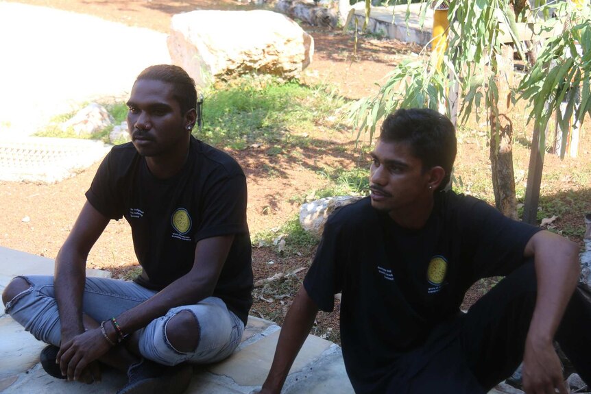 Young Aboriginal men calling for change