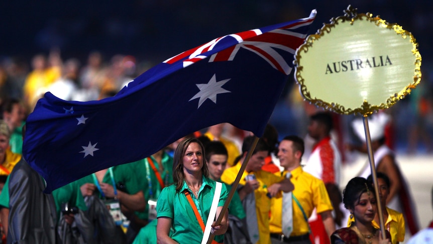 Commonwealth Games Squad at the Opening Ceremony (Getty Images: Mark Dadswell)