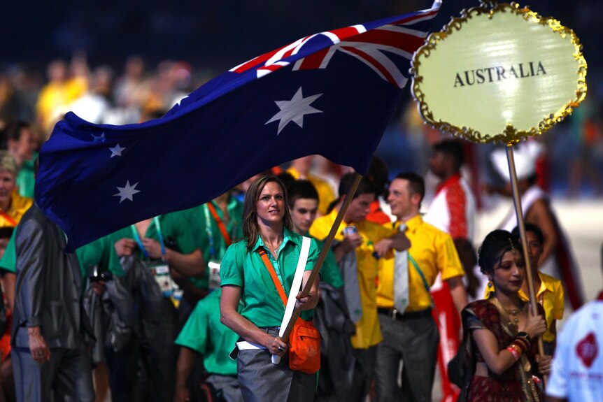 Commonwealth Games Squad at the Opening Ceremony (Getty Images: Mark Dadswell)