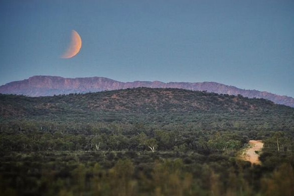 Desert eclipse