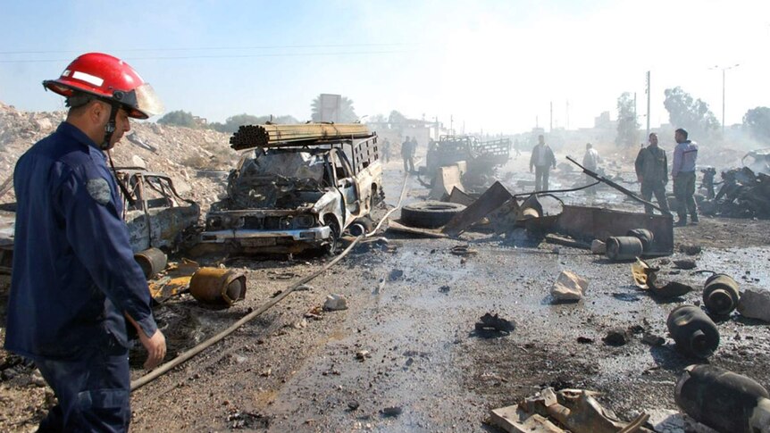 Dozens killed in Syrian truck bomb attack