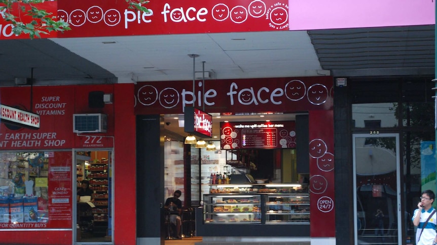Pie Face storefront in Melbourne