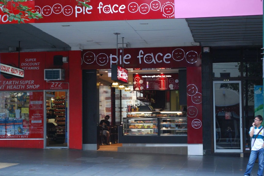 Pie Face storefront in Melbourne