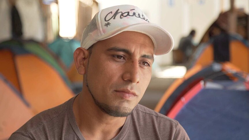 El Salvadorian migrant Herbert Zometa.