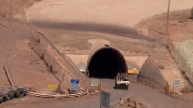 Tunnel to underground mining at Olympic Dam