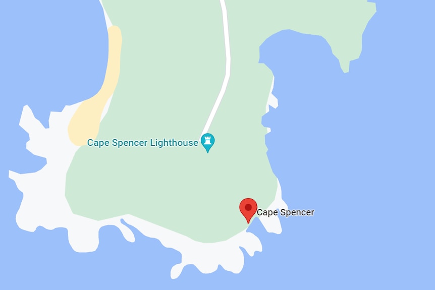 Cape Spencer map