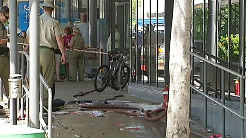Nineteen people required hospitalisation after yesterday's firebombing.