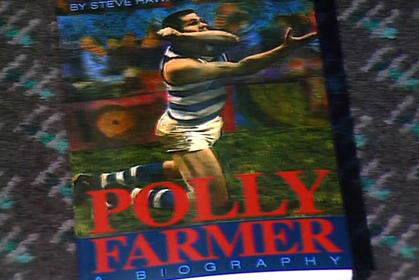 Photo of the cover of Polly Farmer's biography.