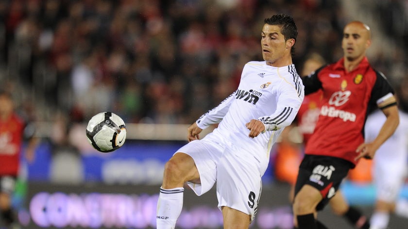 Man on a mission: Ronaldo has kept Real in the title hunt of late.