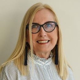 Head shot of a smiling Margaret-Anne Oxenham.